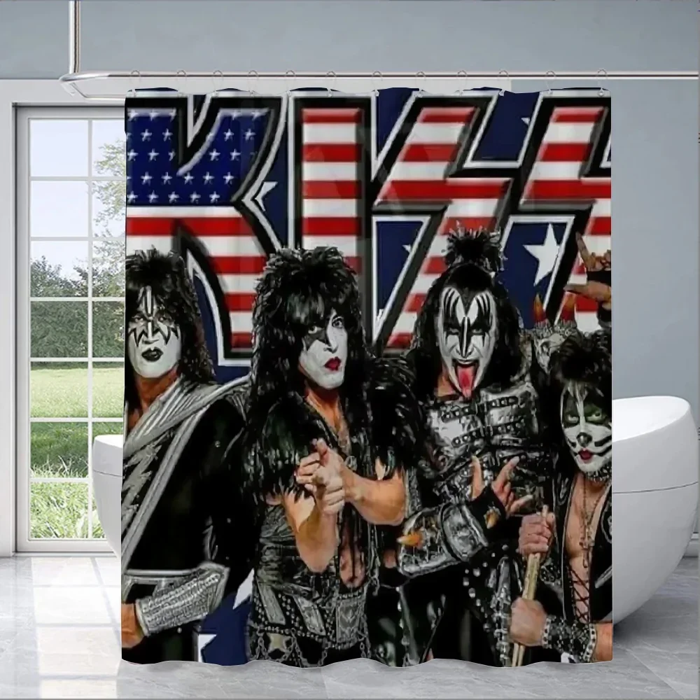 

Rock-kiss Shower Things for The Bathroom Accessories Folding Partition European Curtain Curtains Bath Bedrooms Sets Full Set