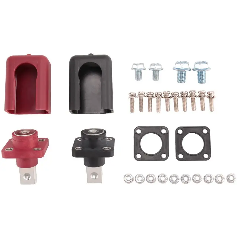DT17 10 Pcs 200A All-Copper Lithium Battery Post High-Current Terminal, for Energy Storage Connector for Power System