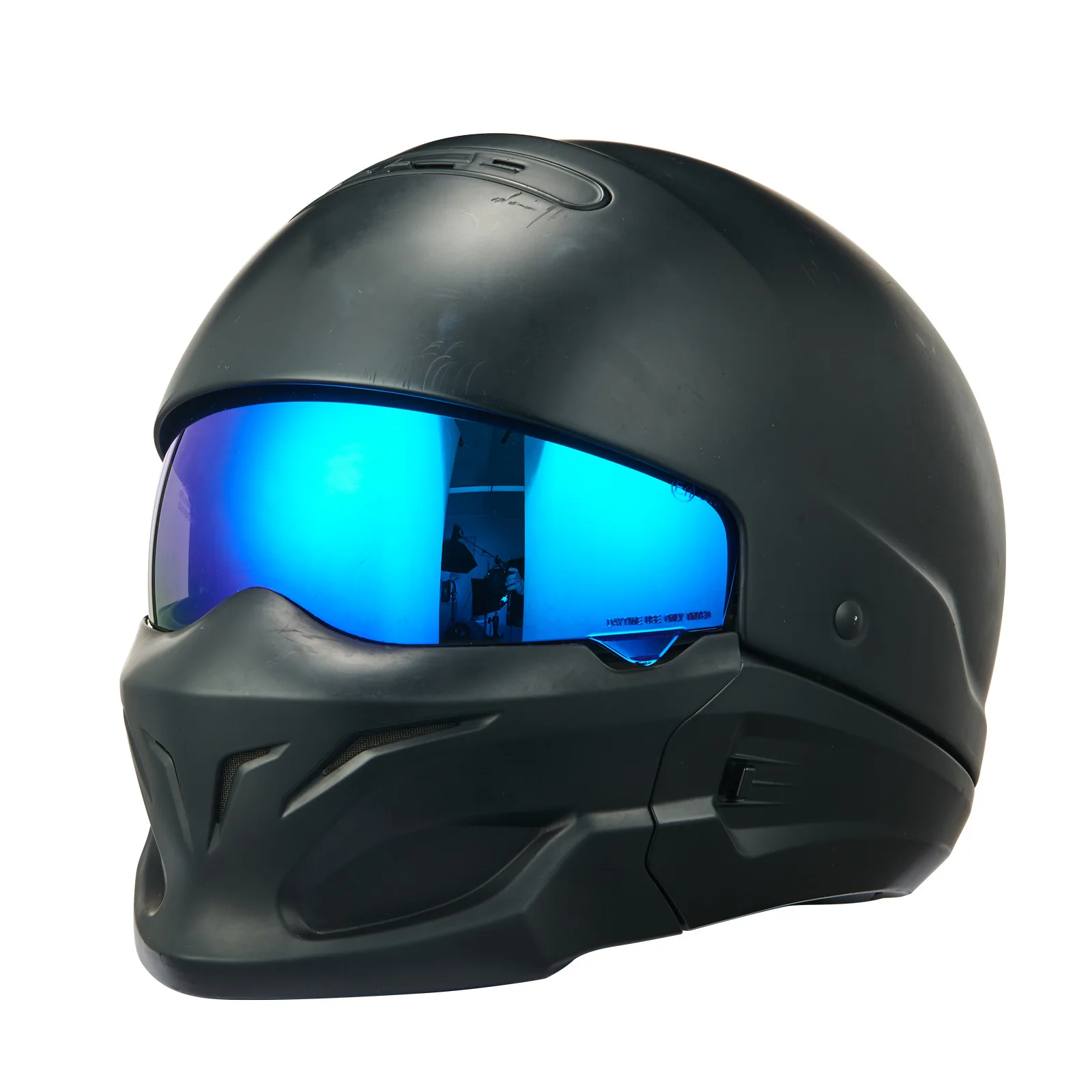 Visière de casque pour pions renforcés, poignées de moto, lunettes de casque amovibles, lentille de casque de Hurbike, 1/2