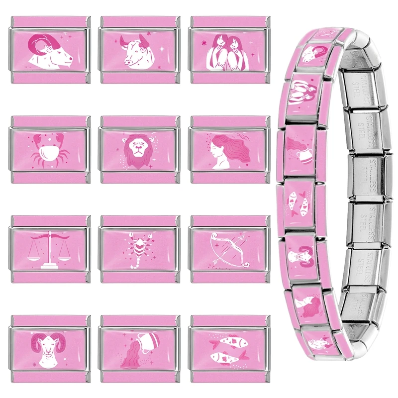 جديد جميل الحيوانات الأليفة القطط والكلاب وصلات سحرية إيطالية تناسب 9 مللي متر سوار الفولاذ المقاوم للصدأ النساء الرجال DIY بها بنفسك صنع المجوهرات #3