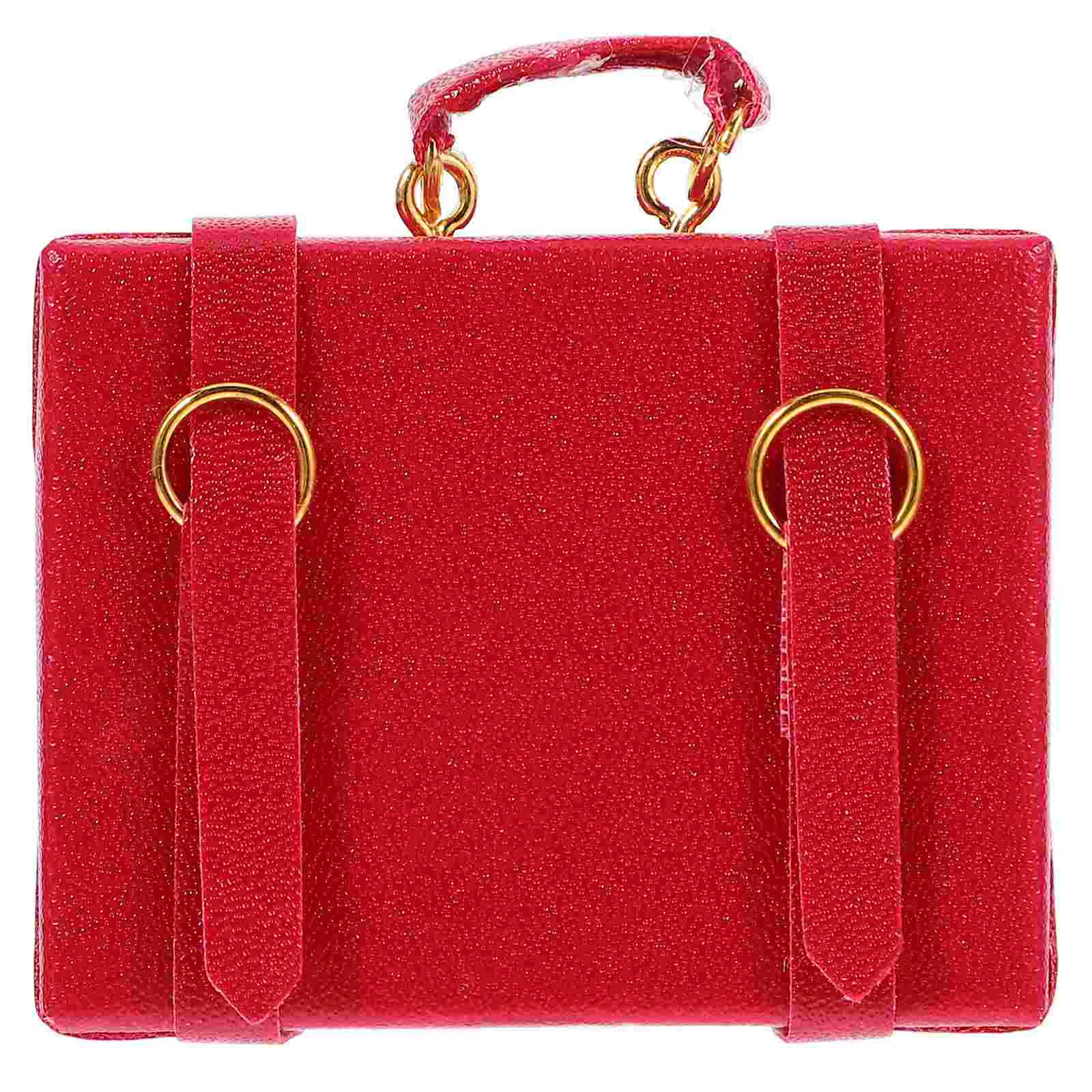 House Briefcase Mini เครื่องประดับตกแต่ง Miniature กระเป๋าเดินทาง Room