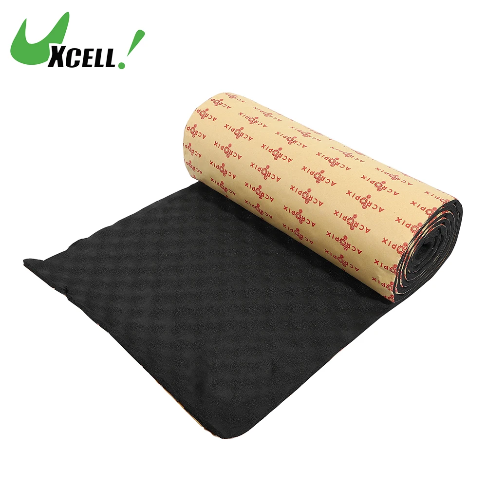 

Uxcell 50cmx103cm 5.5sqft Car Heatproof Wave Foam Sound Deadener Insulation Mat Car Hood Engine Anti Heat Acoustic Barrier