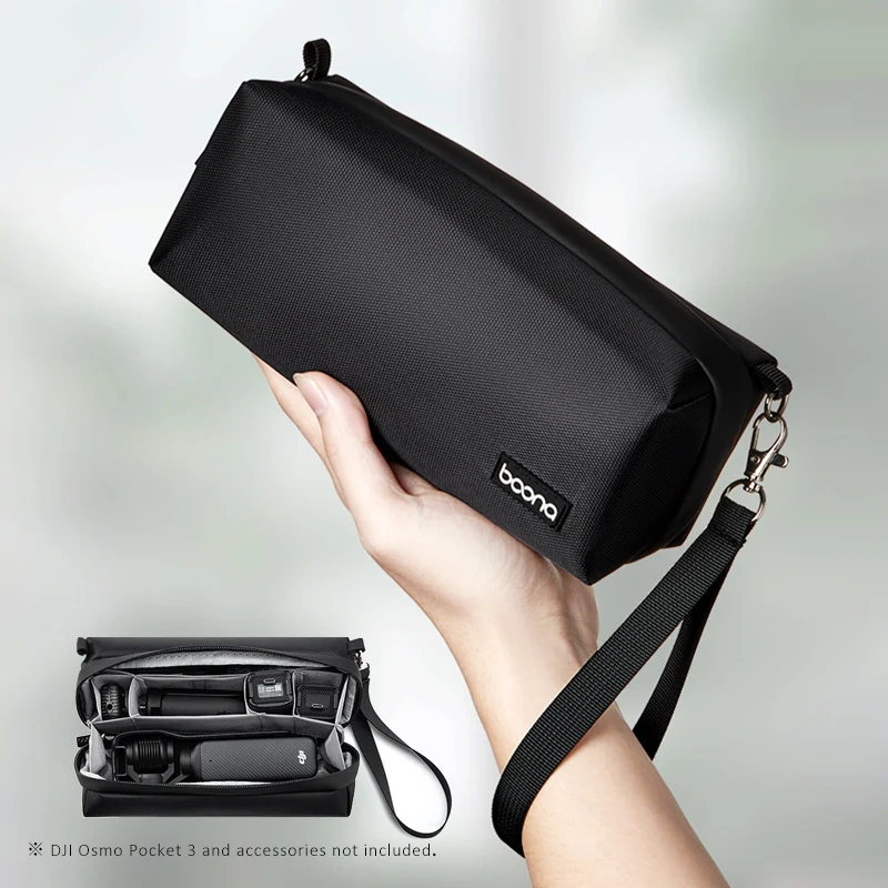 BOONA Oxford Action Camera Bag for DJI Pocket 3 Portable Shoulder Sports Camera Accessories Storage Bag