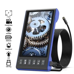 7 Inch IPS Screen Borescope Camera HD1080P Single Dual Triple Lens HD1920P 5MP Autofocus USB Car Inspection Endoscope Take Photo