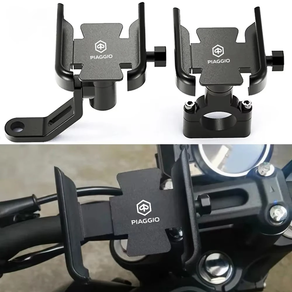 

For PIAGGIO VESPA BQY BYQ FLY Liberty Medley 150 ZIP50 125 ww150 Beverly 300 Motorcycle Phone Holder Handlebar GPS Bracket