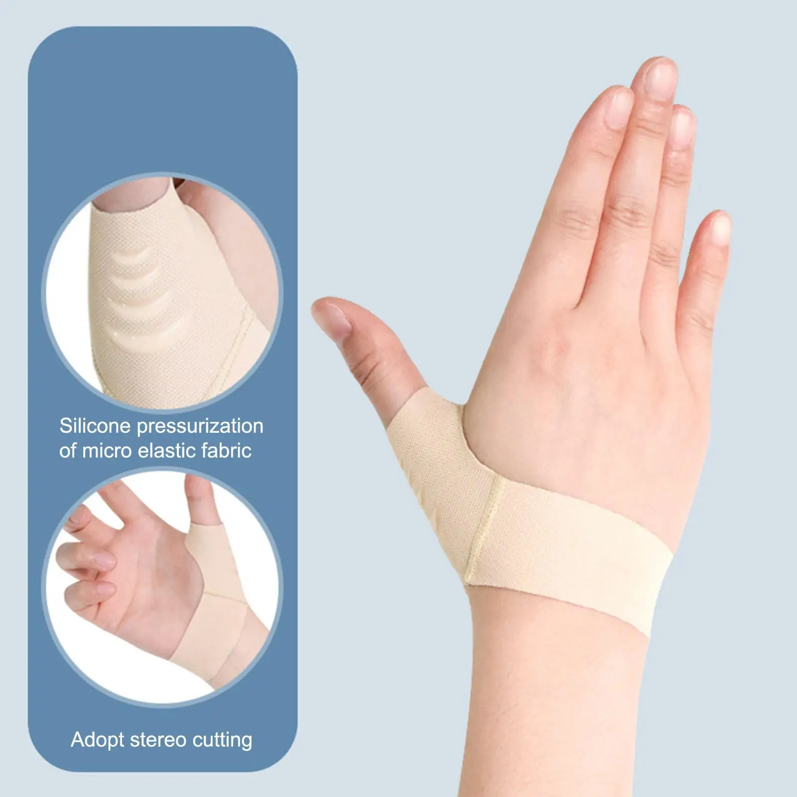 1pcs Finger Holder Protector Brace Medical Sports Wrist Thumbs Splint Support Cuff Skin-Friendly And Breathable