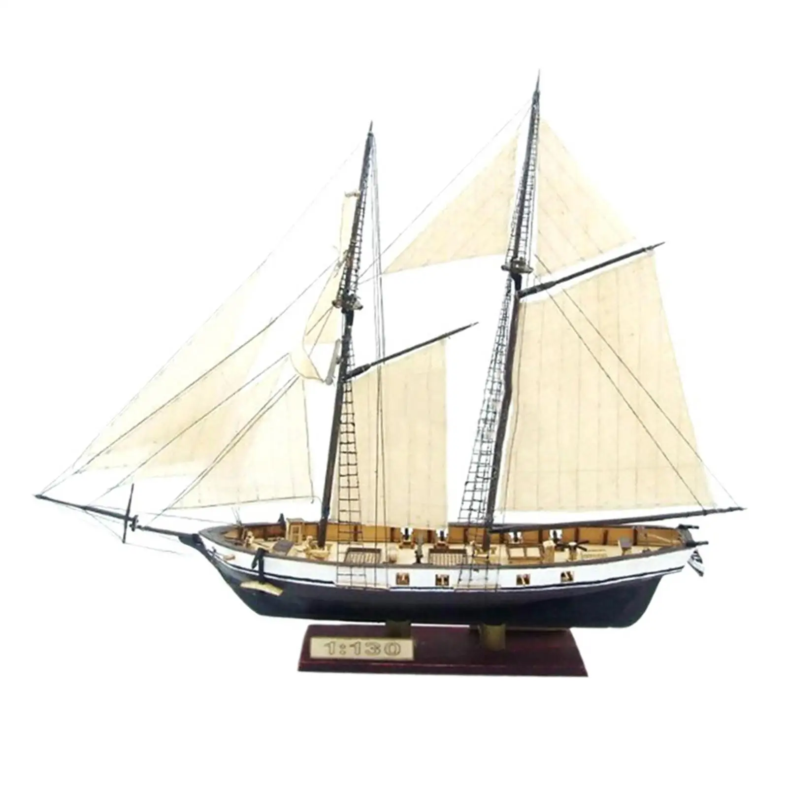 Building Kits Ship Model 3D Wooden Puzzle DIY Ship Craft for Ship Wooden Model Building Unfinished Wooden Sailing Boat Vessel