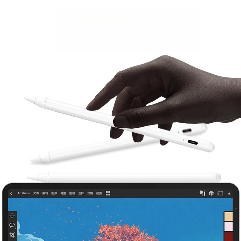 Para Apple Pencil 2a generación Stylus capacitivo Touch Pen Dibujo y pantalla táctil
