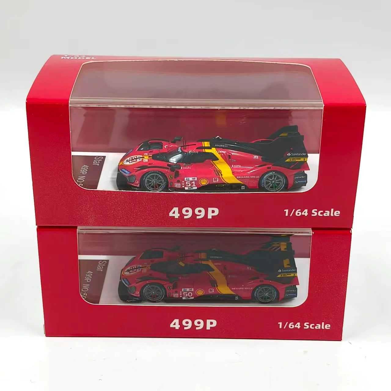 Star Model 1:64 Scale Ferrari 499P 2023 Le Mans #50 #51 Resin Car