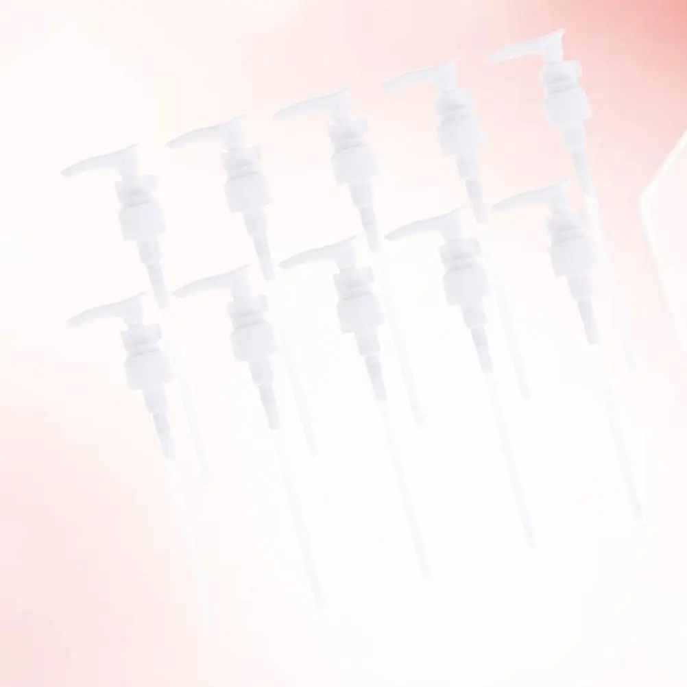 

15 Pcs PP Pump Head Socket Emulsion Heads Bottle Accessories Press Cream Tops Lotion Premium Food Grade Durable Reusable