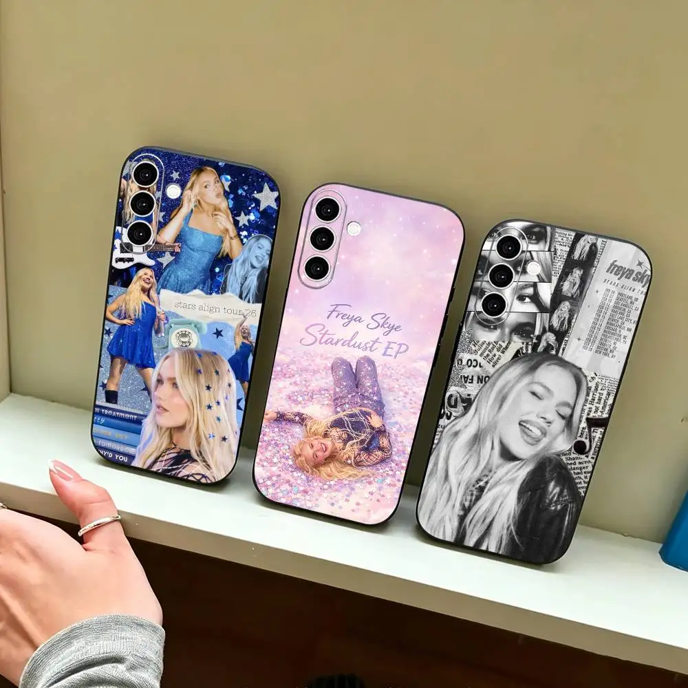 POP singer Freya Skye  Phone Case For Samsung Galaxy A73,A72,A71,A70,A53,A52,A51,Soft Silicone Black Cover