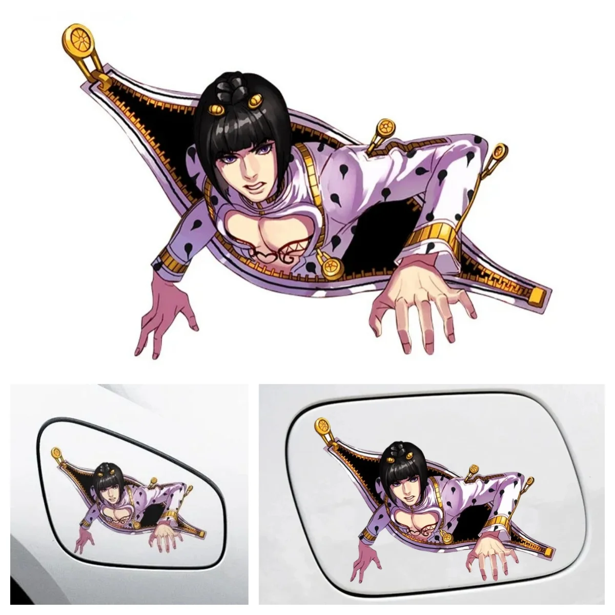 

New Design for Anime Jojo Car Stickers Vinyl Decals Fashion Scratch Resistant Creative Notebook Surfboard Decorative Applique