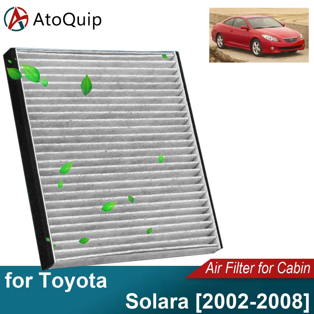 

CF10132 элемент воздушного фильтра автомобиля подходит для Toyota Solara 2002-2008 87139-06030 87139-32010 87139-YZZ05 87139-YZZ19