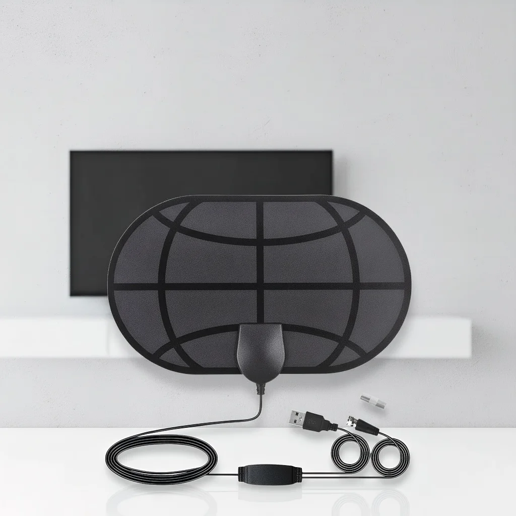 

Антенна HDTV с разнонаправленным возможностью приема, цифровая ТВ-антенна Mini HD для приема DVB-T2