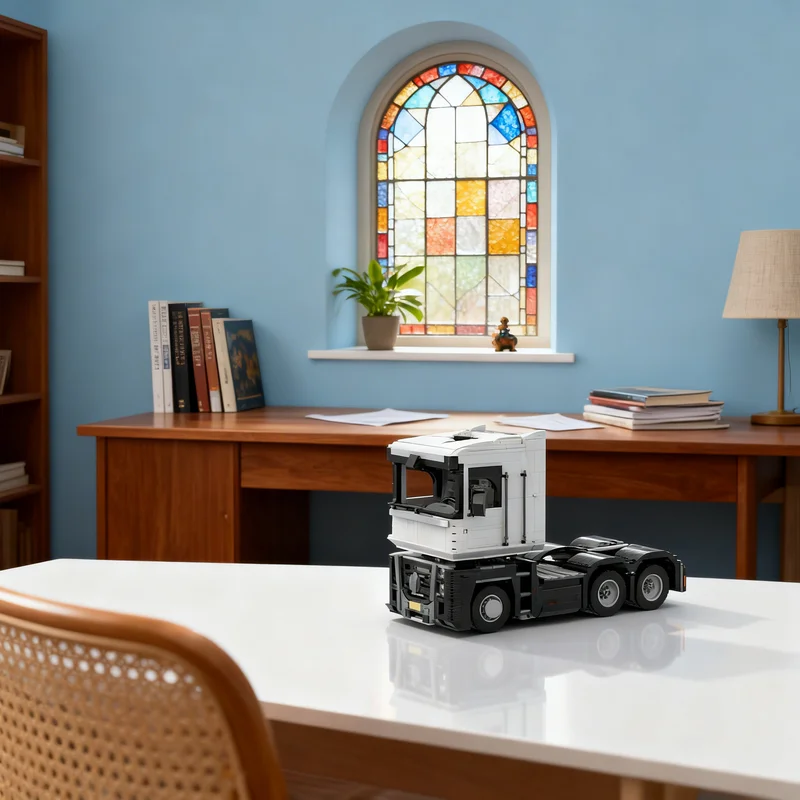 2337 piezas MOC Renault Magnum 6x2, modelo técnico de camión, bloques de construcción, juguetes de arquitectura, regalos de Navidad, educación, creatividad para niños
