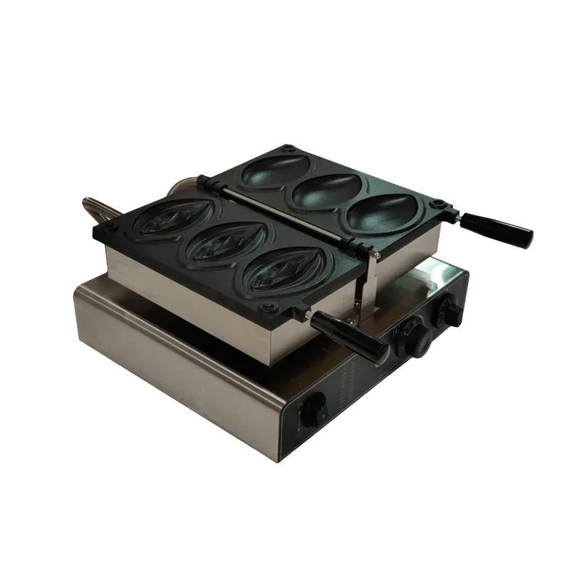 

Electric Heating Three-Piece Abalone Burning Five-Piece Abalone Burning Machine New Waffle Machine Snack Equipment