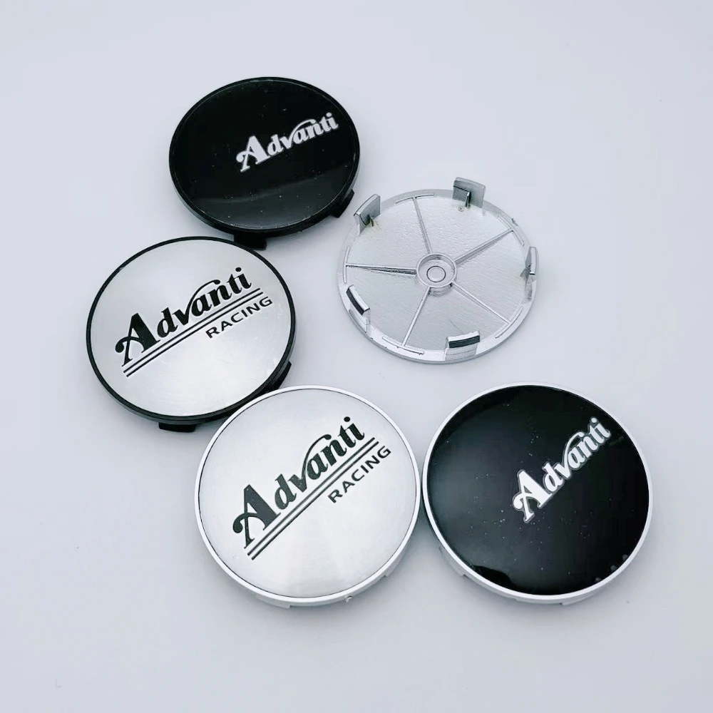 

4pcs 68MM ( 63MM I.D ) Advanti Logo Emblem Car Wheel Center Caps Auto Rim Hubcaps Wheels Hub Center Cover Car Accessories