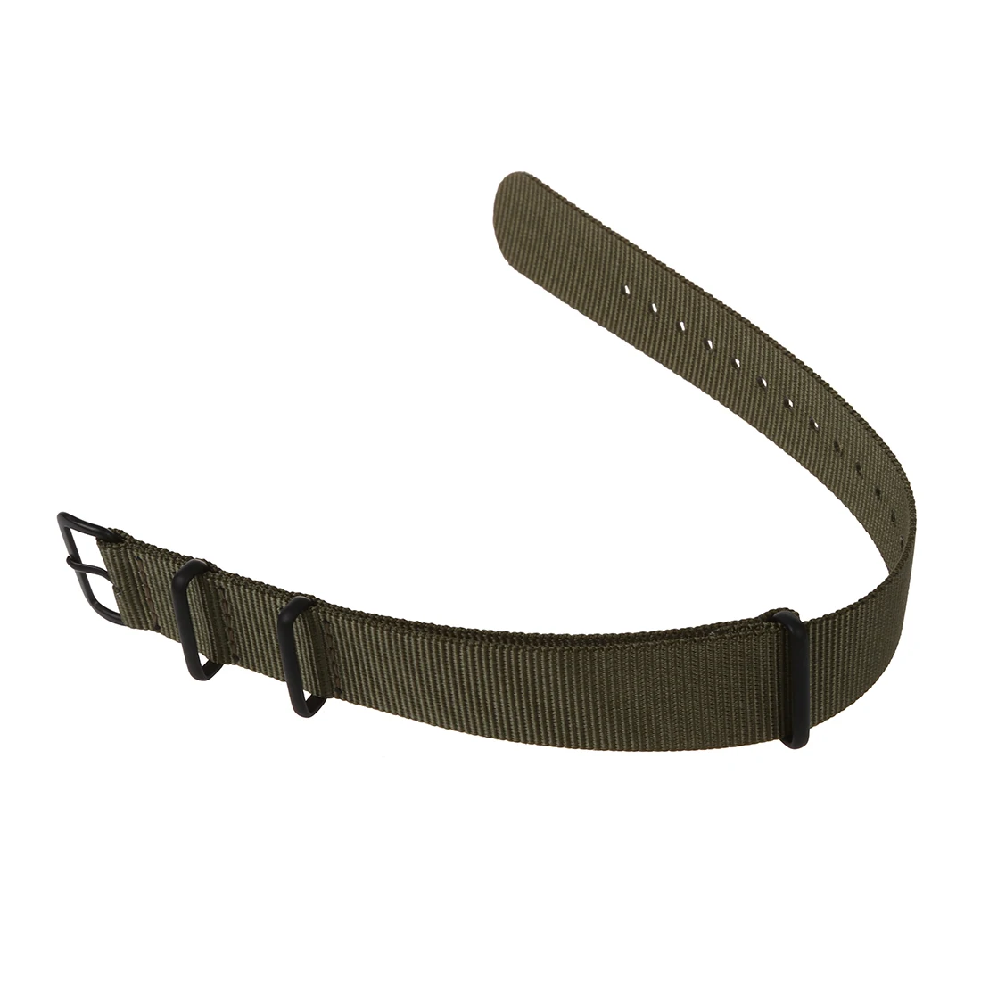 20mm Army Green Nylon Fabric Outdoor Sport Watch Band Strap Fits TIMEX WEEKENDER WB2034