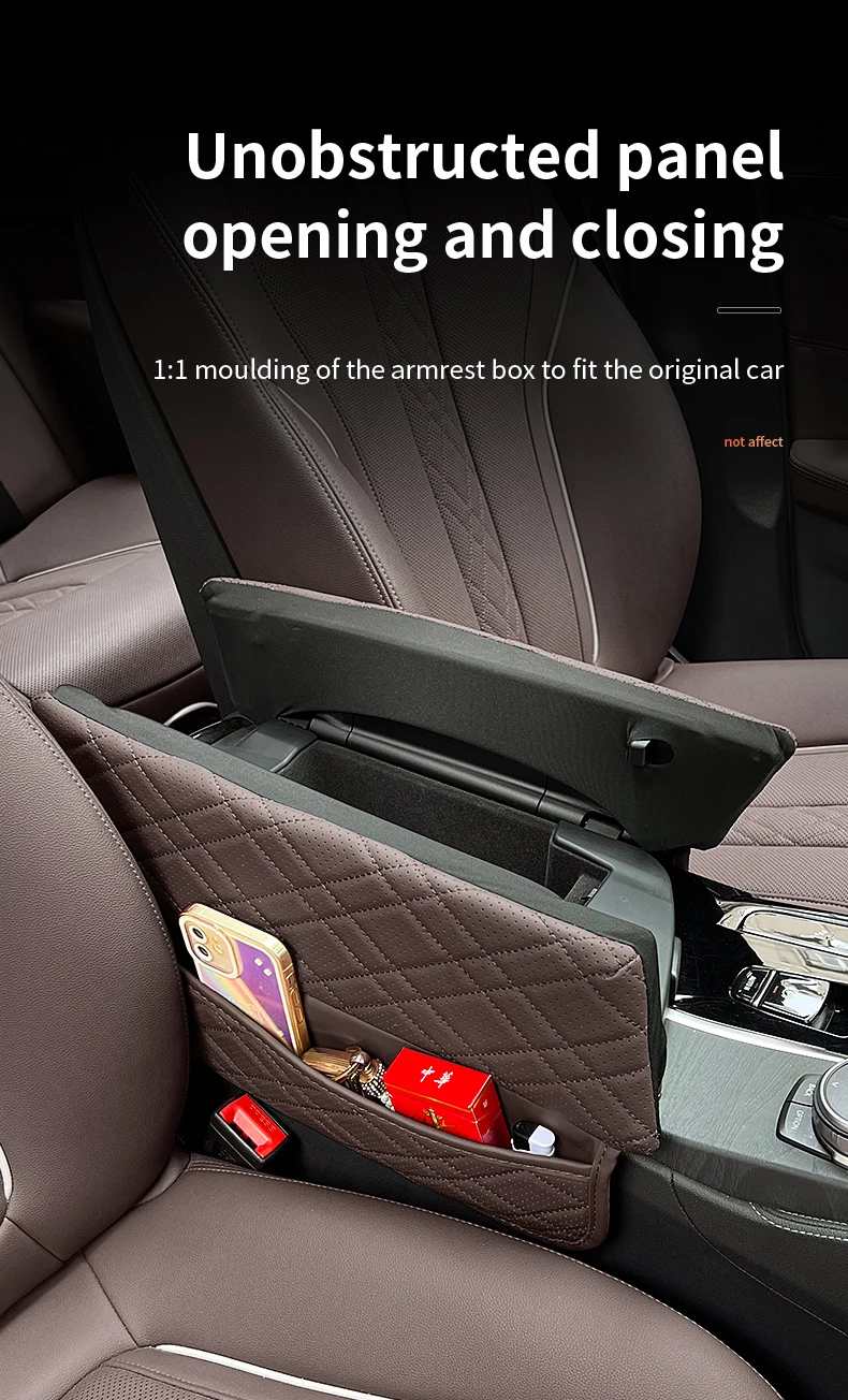 Car Central Armrest Pad For BMW G30 G38 G32 6GT 2018-2023 LHD Auto Center Console Arm Rest Box Cover Mat Protective Accessories