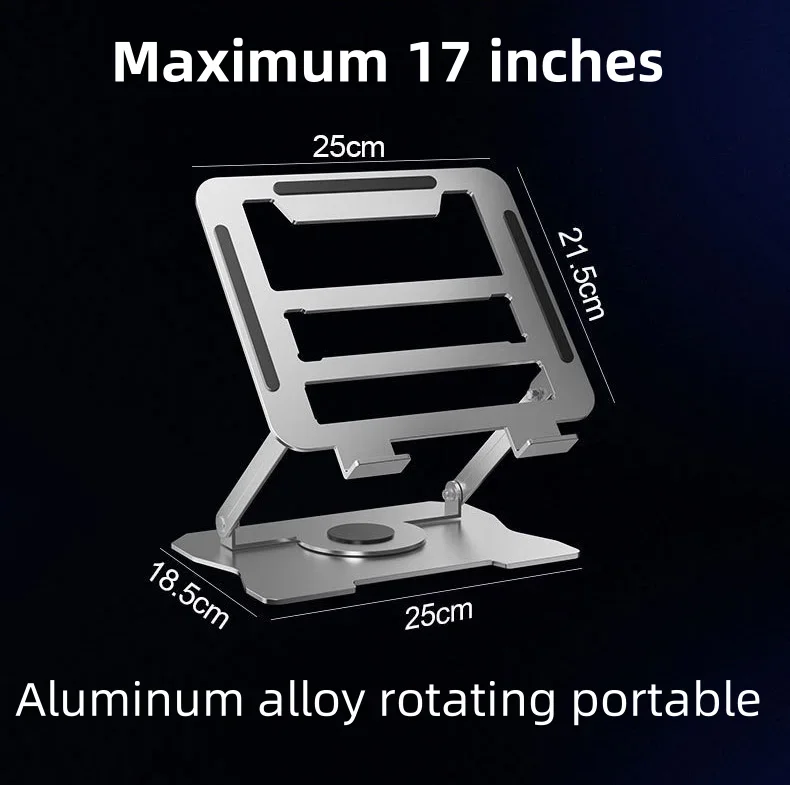 Suporte portátil para laptop com suporte multifuncional e elevado para tablet com resfriamento rápido e suporte dobrável