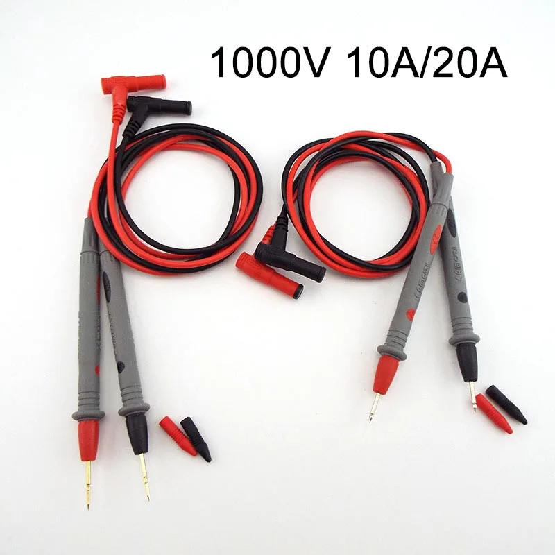 universal 1000V 10A 20A Multi Meter Test Probe lead wire cable multimeter Needle tip pen for Digital Multimeter Tester Voltmeter