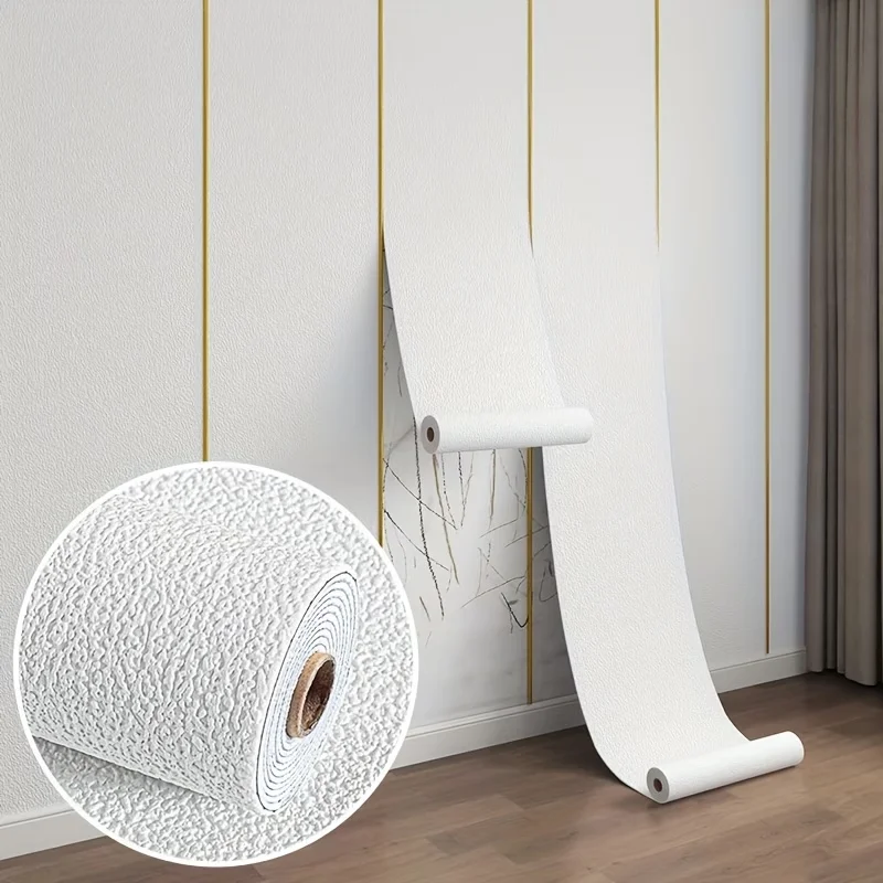 Thickened Self-Adhesive Solid-Color Wall Sticker Minimalist Style Suitable For Renovating And Decorating Interior Feature Walls.