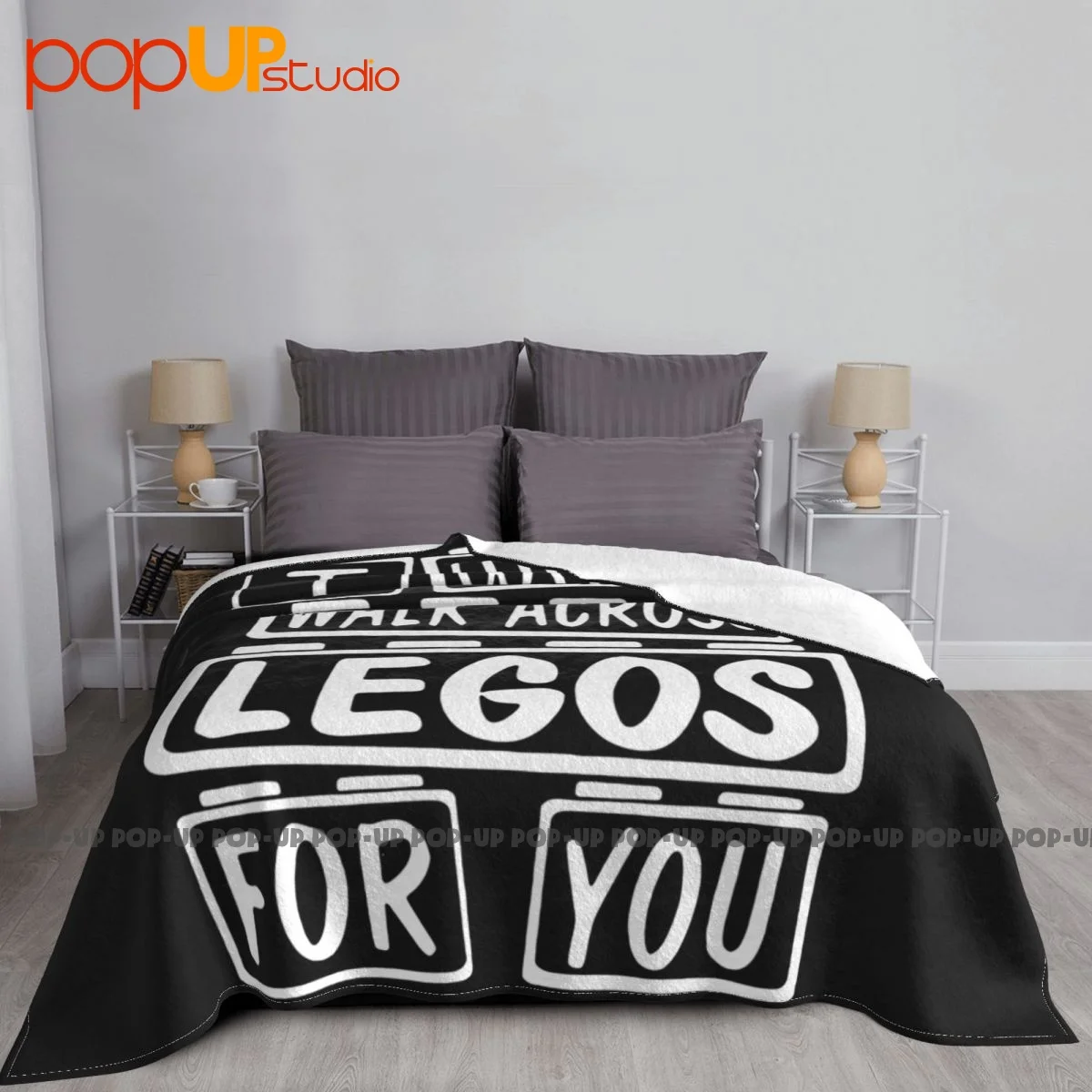 I Would Walk Across Legos For You Blanket Winter Comfort Ultra-Soft Bedding Throws For Sofa Bedroom