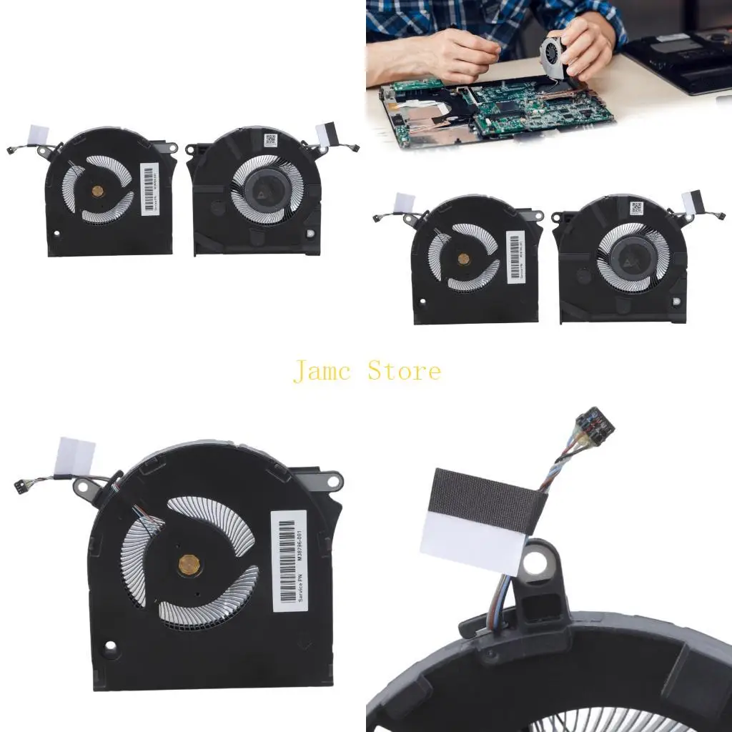 

LX0B Высокоэффективная система охлаждения CPU CPU для 14-EB серии ноутбуков TPN-Q25