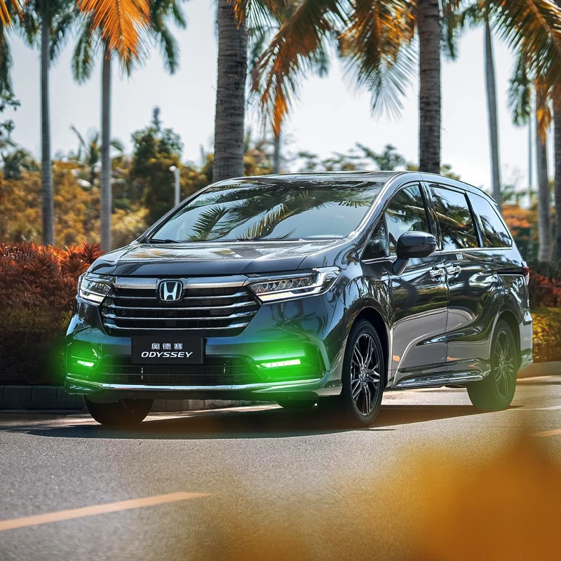 

For Honda Odyssey Hybrid Edition 2018-2024 Headlight Eyebrow Sticker, Daytime Running Light Film, and Color Change Vinyl Wrap