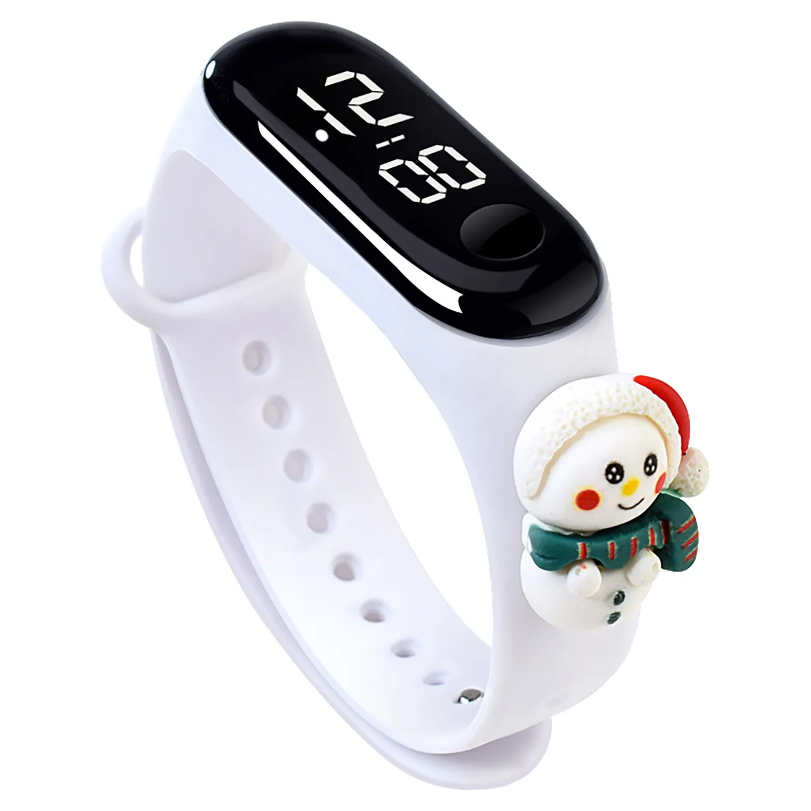 Christmas Sports Watch Outdoor Bracelet Electronic Watch Children's Bracelet Cute Doll Decorated Children's Watch