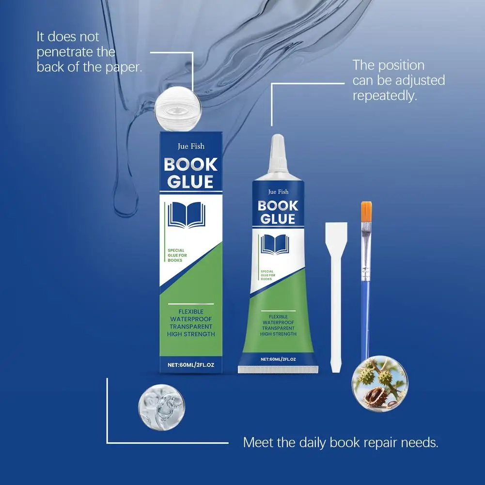 

Professional Book Glue Strong Adhesive Clear Book Adhesive Transparent Book Binding Adhesive For Envelopes Postcards Paper X8A8