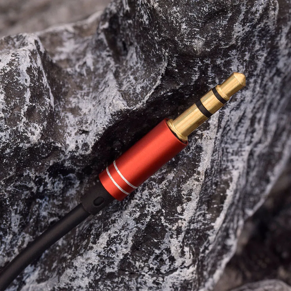 QIGOM X1 MMCX Kabel Peningkatan DIY, Tembaga Bebas Oksigen, Antarmuka 3.5MM, Dapat Dipertukarkan, Pelindung Tinggi, Mengurangi Distorsi Sinyal