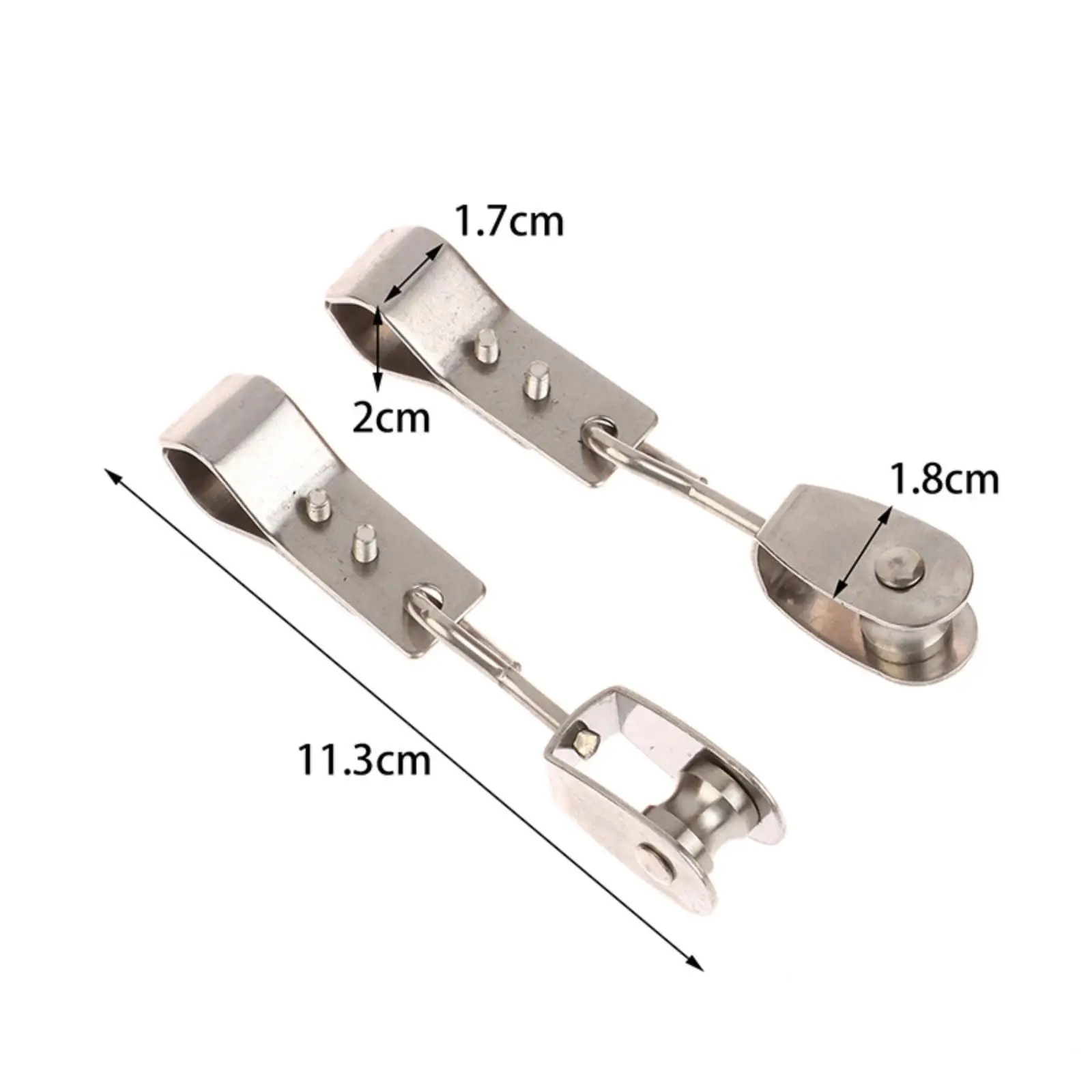 2x Pulley Wheel for Outdoor Shade Accessory Multipurpose Sturdy 304 Stainless Body Easily Install Heavy Duty Smooth Glide