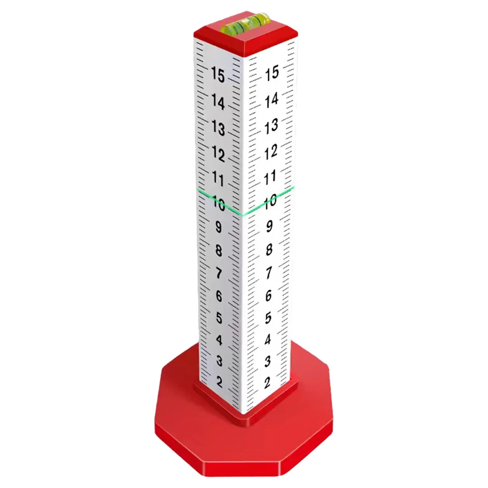 Four Sided Scale ABS Large Base Tiles Tool Leveling Ruler Double Sided Scale Equal Height Ruler Leveling Ceiling