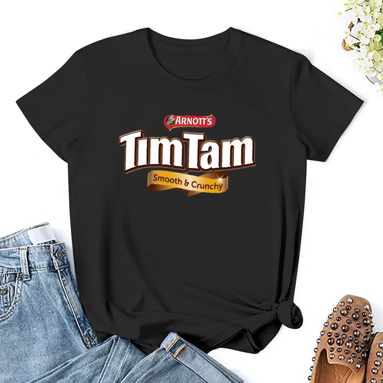 Camiseta con logo de timtam-gráficos para mujer, camisetas bonitas para mujer, el más vendido