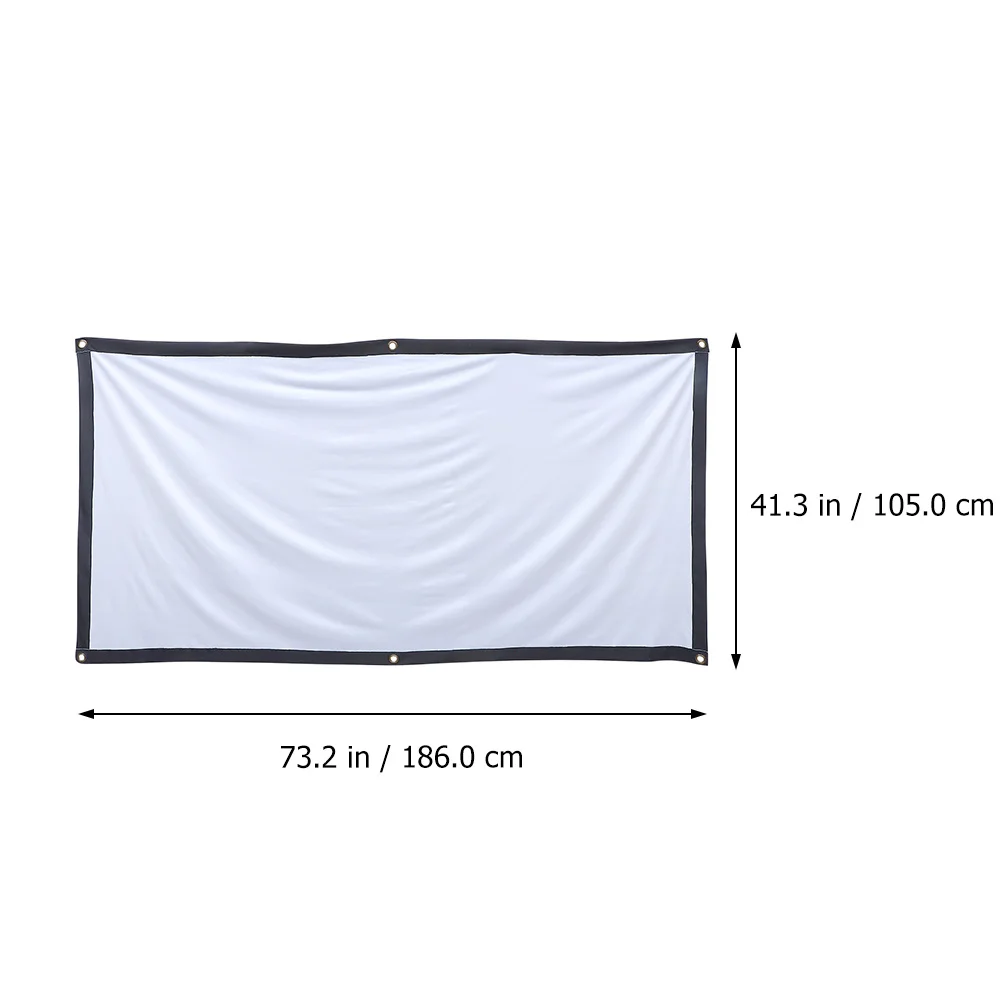 

84 Inch Foldable Projector Screen 16:9 Aspect Ratio Portable for Indoor Outdoor Entertainment Movie Night Setup