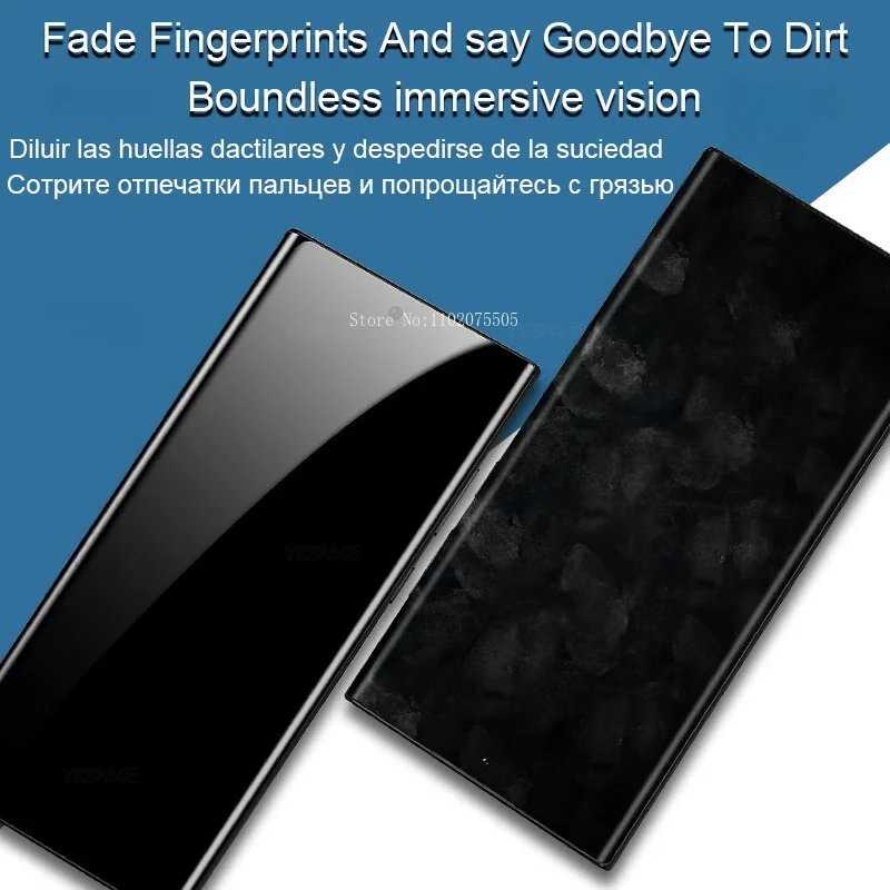 2 Stück Datenschutz Anti-Spion-Hydrogel-Film für Samsung Galaxy S24 S23 S22 S21 S20 S10 Note 8 9 10 plus 20 Ultra Soft Displays chutz folie