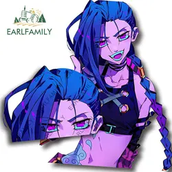 EARLFAMILY 13cm for Jinx Devil Peeker Car Accessories Decal VAN RV Funny Personality Creative Stickers Windows Vinyl Material