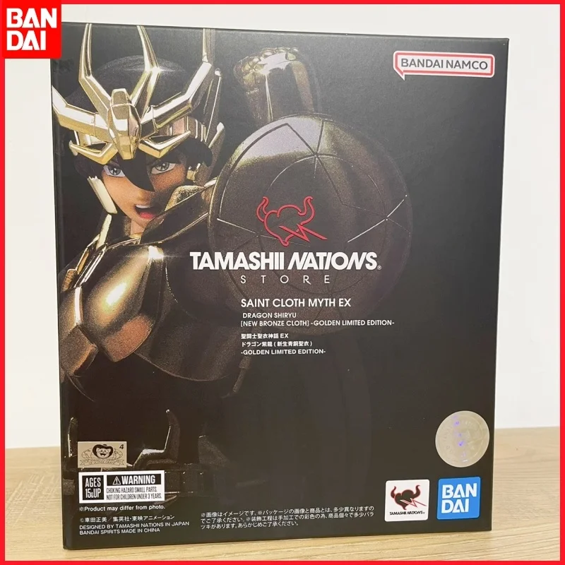 Bandai Original Saint Cloth Myth Ex Gold Dragon Shiryu Myth Cloth Tnt Limited Tamashi Nations In Stock Anime Figures Toys Model