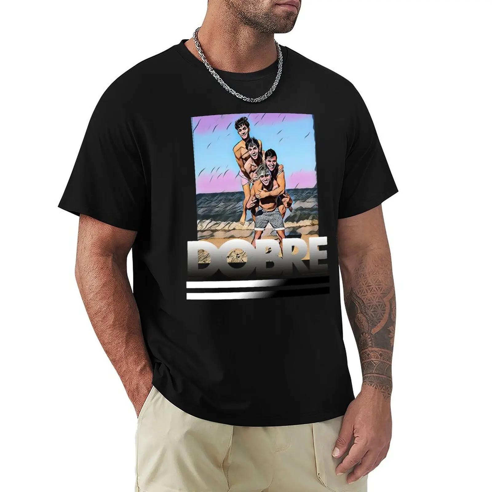 

Dobre Twins Dobre Brothers T-Shirt graphics summer 2025 anime figures valentines boutique clothes designer t shirt men