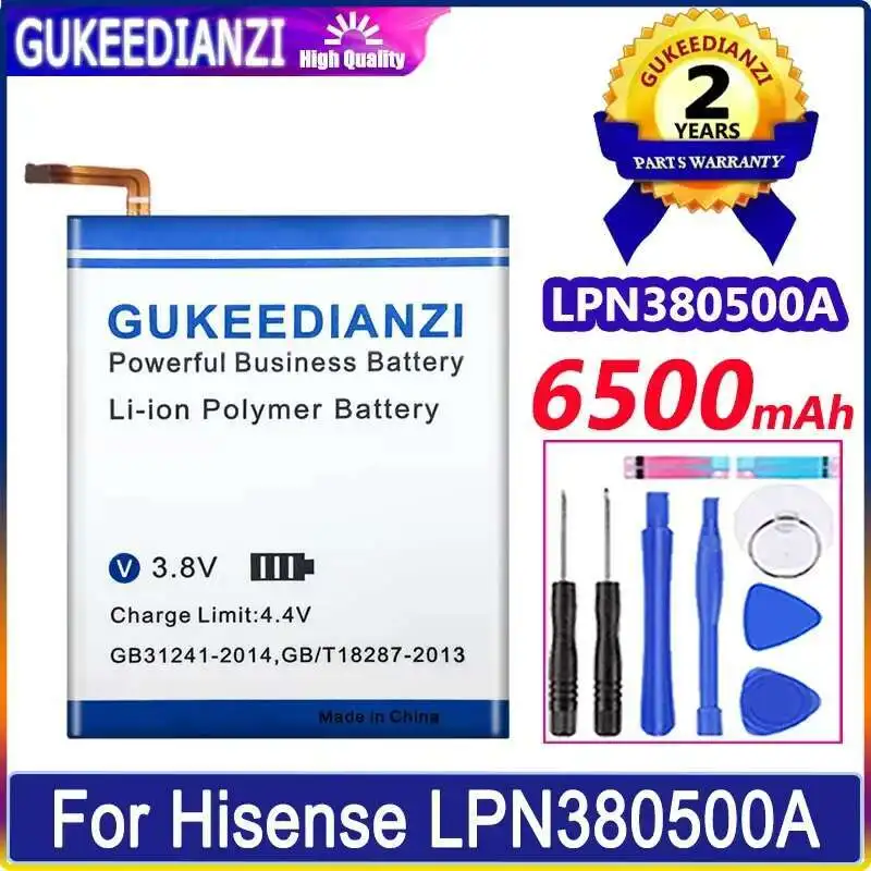 

6500Mah Reliable Power Supply Mobile Phone Battery For Hisense LPN380500A