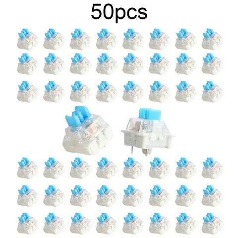 50Pcs Keyboard Switch Keyboard Clicker Key Replacement 3 Pin Tactile…