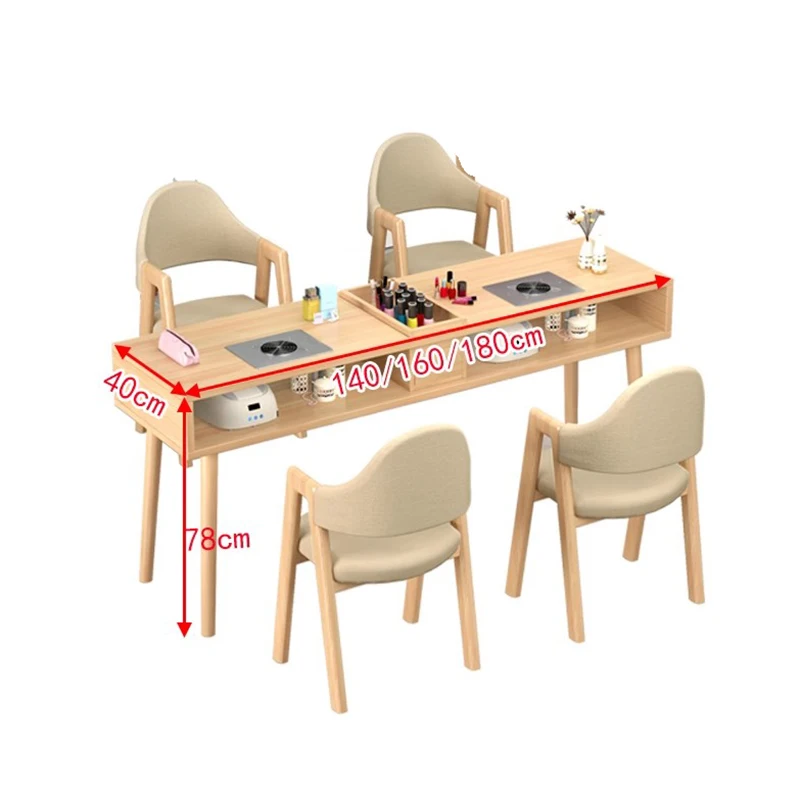 Modern Elegant Nail Desk Classic Aesthetic Beautiful Practical Nail Desk Neat Premium Table Ongle Manucure Salon Furniture