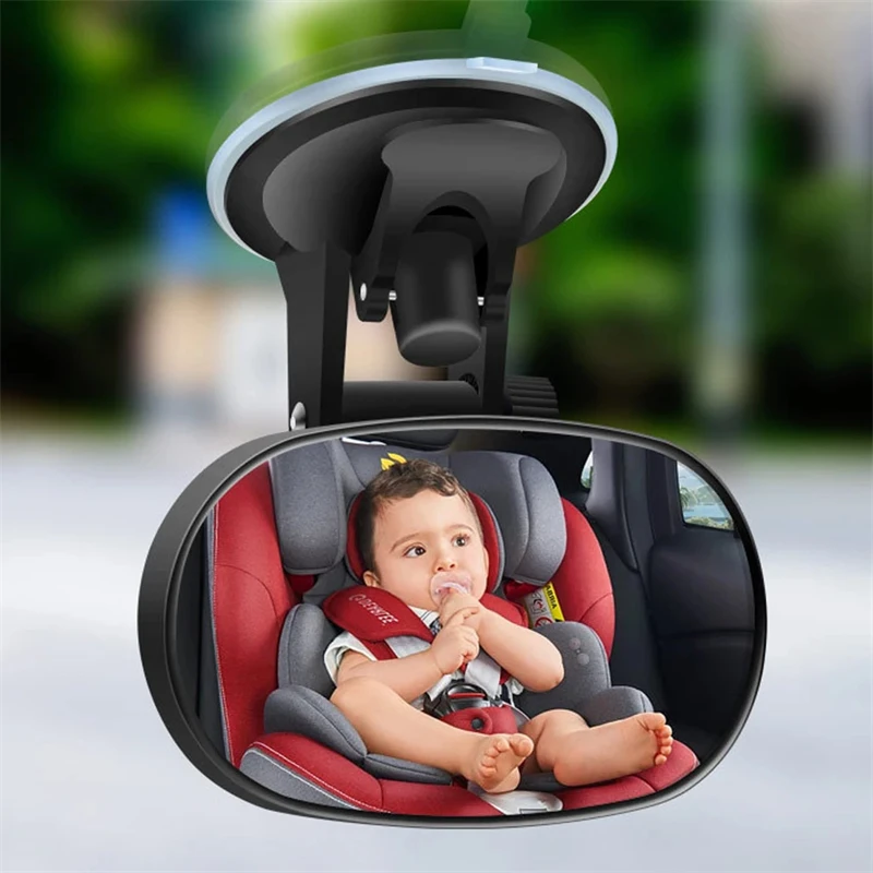 2 in 1 Car Mini Safety View Back Seat Mirror Baby Car Mirror Children Facing Rear Ward Infant Care Square Safety Kids Monitor