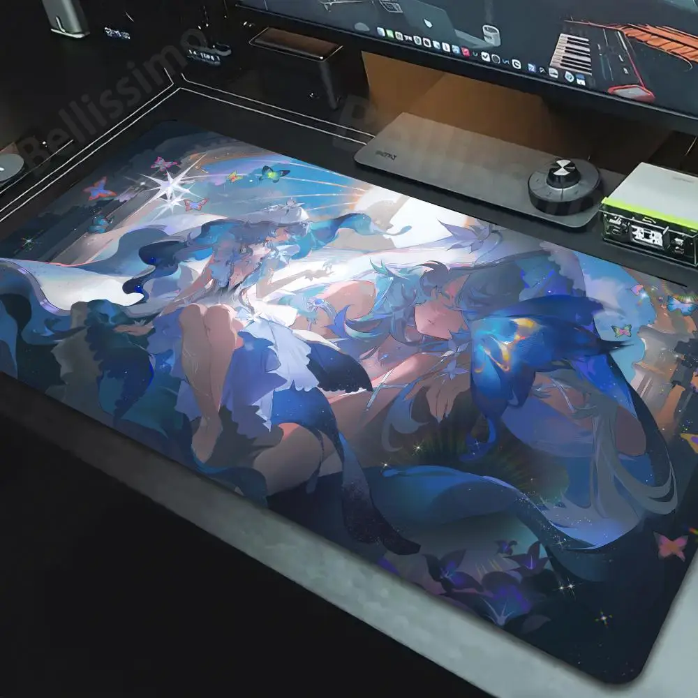 Shorekeeper Wuthering Waves Comic Mouse Pad Game Laptop Play Mat Extra Large Kawaii Anime Mousepad PC Gaming Accessories