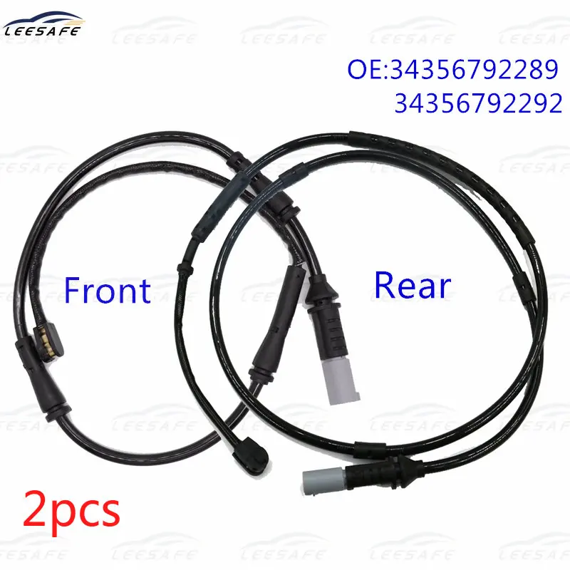 Front+Rear Brake Pad Wear Sensor for BMW F30 F31 F32 F33 320i OEM NO 34356792289 34356792292 Disc Brake Pad Wear Sensor