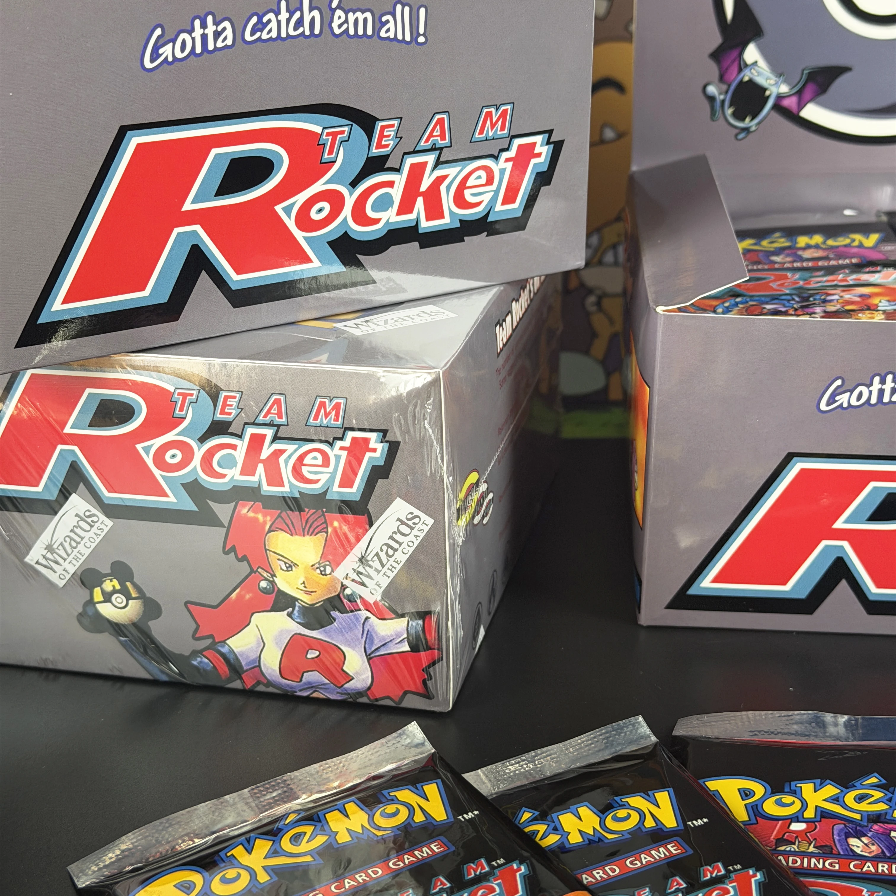 PTCG Team Rocket 1st  Edition Vintage Booster Box Proxy Cards | Dark Charizard Gyarados Hypno Rare Holo