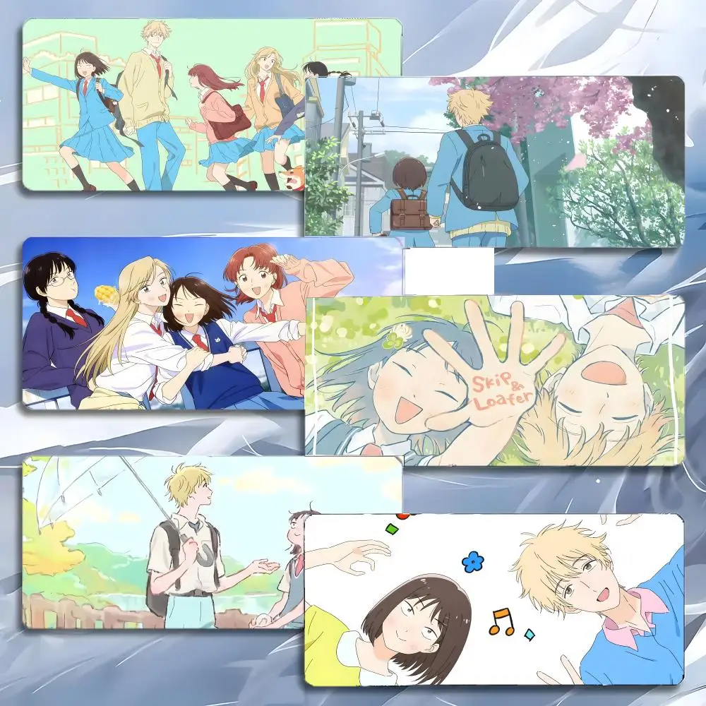 Warm Cute Anime S-Skip and Loafer Mouse Pad Mousepad Large Gaming LockEdge Thickened PC Table Desk Mat