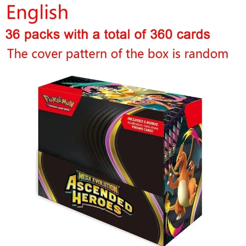 Pokemon TCG Ascended Heroes Destined Rivals Prismatic Evolutions Scarlet Violet 151Booster Version Anglaise Jouets de Collection Cadeaux
