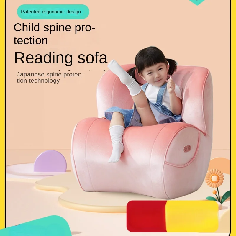 Children's Reading Area Small Sofa Children Lazy Reading Corner Chair Study Reading Short Stool